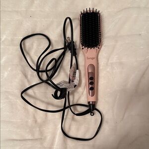 Lange Pink Hair Straightening Brush